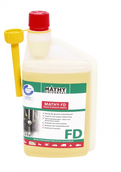 MATHY-FD Diesel-Additiv – 5,0 l Systemreiniger für alle Diesel-Kraftstoffarten